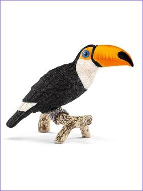 Schleich Toucan Bird Wild Animal Figurine New w/Tag Add-On Item